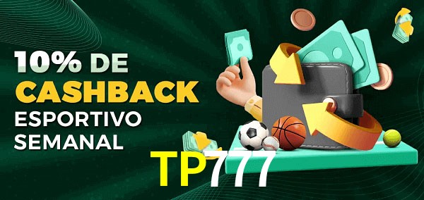 10% de bônus de cashback na TP777